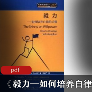 吉姆·兰德尔著(毅力—如何培养自律的习惯)个人管理必读书籍