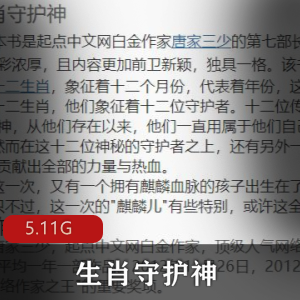 （生肖守护神）有声小说