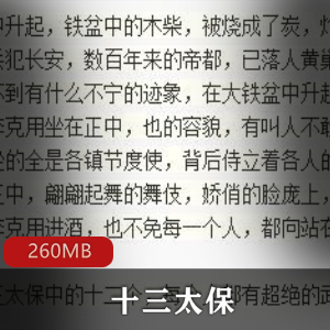 （十三太保）有声小说