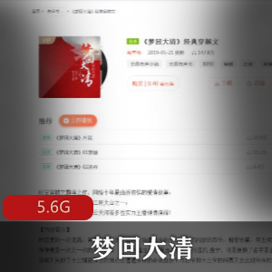 （梦回大清）穿越小说有声小说